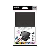 アローン Nintendo Switch用 コンパクトスタンド 角度調整可能 折りたたみ式で持ち運び簡単 充電したままプレイできる 日本メーカー ブラック BK