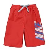 NIKE キッズ・ジュニア男児用 サーフパンツ sw1633 130cm レッド