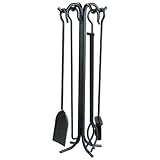 5 Pc Wrought Iron Toolset Blk