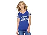 NHL Toronto Maple LeafsレディースクルーネックTシャツ、ロイヤル、ミディアム
