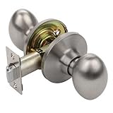 Dynasty Hardware ASP-82-US15 Aspen Passage Door Knob, Satin Nickel [並行輸入品]
