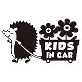 imoninn KIDS in car ステッカー　【シンプル版】　No.62　花屋のハリさん　（黒色）