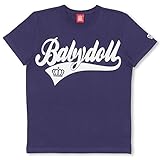 ベビードール ロゴTシャツ 男女兼用 M ネイビー