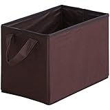 ottostyle.jp 折りたたみお片づけ箱 幅30.5cmx奥行き18cmx高さ20.5cm ダークブラウン