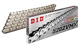 D.I.D(大同工業)バイク用チェーン カシメジョイント付属 520ZVM-X-110ZB S&S(シルバー) X-リング 二輪 オートバイ用