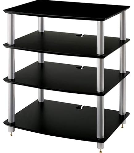 Amazon | Sound Magic HS03BB 艶消し黒棚板 黒支柱 オーディオラック