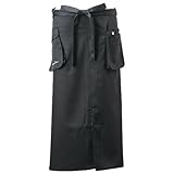 Paseo Working Apron Long w/fleece EP-25BK