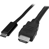 StarTech.com USB-C - HDMI変換アダプタケーブル 1m 4K/30Hz 入力:USB Type-C(オス) - 出力:HDMI(オス) CDP2HDMM1MB