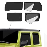 ジムニー JB04系 車種専用 メッシュカーテン サンシェード 遮光 換気 JIMNY JB64 JB74 サイド用 2in1 カーテン 日除け 虫避け マグネット カーシェード 通風 UVカット運転席 助手席 インテリア アクセサリー カスタム 4枚