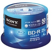 ソニー ブルーレイディスク BD-R 25GB 1回録画用 6倍速 50枚入り 61B4rHKeKhL._AC_UL210_SR210,