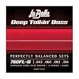 La Bella [ラベラ] 760FL-S ショートスケールフラットワウンドベース弦 (正規輸入品)