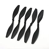 uxcell RC飛行機プロペラ　プロップ　ブラック　203mm長さ 　109mmピッチ 　8x4.3　 EP8043　5個入り