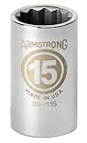 Armstrong 39-124 24mm, 12 Point, 1/2-Inch Drive Metric Standard Socket [並行輸入品]