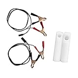 Perfk 車両　燃料インジェクタ　クリーニングクリーナ　電源アダプタ　コネクタ　ワイヤ　クリップ　12〜24V