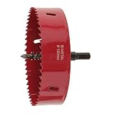 【ノーブランド品】Bi Metal M42 HSS 　穴　ホールソー　カッタードリルビット　アルミパイプ - 130ミリメートル