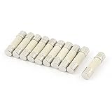 Tooltoe セラミックヒューズ 250V 0.5A 500mA 速断セラミックヒューズ管5mm x 20mm 10個