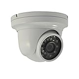 LineMak Dome camera, 1/3" HDIS Color CMOS Sensor, 700TVL, 3.6mm lens, 24 LEDs, 65ft IR Range, for DV