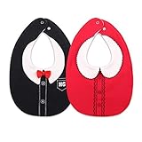 modesoda 2 - Pack Ladies and紳士スタイルベビーBibs
