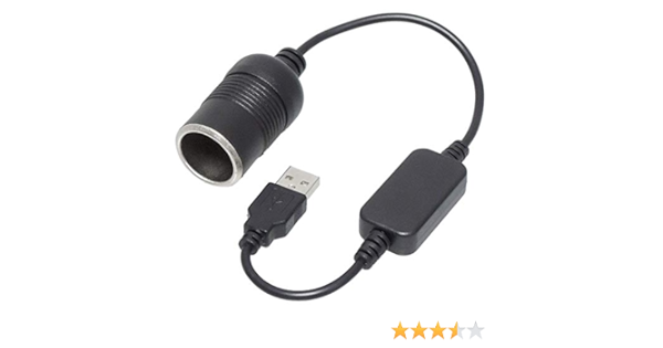 Amazon Co Jp Kaumo Usb シガーソケット12v 昇圧 12w対応 変換ケーブル 30cm 家電 カメラ