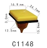 パネル (トリム) クリップ リベット　HYUNDAI系　パネル用　PF-C1148　10個