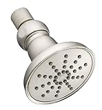 Danze D460052BN Mono Round Single Function Showerhead, 3-1/2-Inch, Brushed Nickel [並行輸入品]