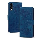 Torske に適合する らくらくスマートフォン F-53E ケース 手帳型 さくら柄 らくらくホンF53E 手帳型ケース らくらくフォンF-53E ケース 油絵デザイン ヴィンテージカラー 快適な質感 財布型 F-53E スマホケース カード収納あり 使う便利性 らくらくホンF-53E ケース 全面保護 Rakuraku F-53E 携帯ケース 5.4インチ ローズレッド