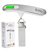 Hankey つりはかり 旅行はかり 風袋引き機能 電池・日本語説明書付き 吊り下げ式 軽量携帯式 最大50kg LCDスクリーン