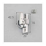 LIXIL メンテナンス部品 サッシ錠(クレセント)AAAZC02L *製品色・形状等仕様変更になる場合があります*