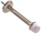 The Hillman Group The Hillman Group 852934 3 In. Rigid Door Stop - Standard Type - Satin Nickel 2-Pa