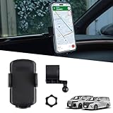 LIMSTYLE トヨタ 新型 アルファード 40系 スマホホルダー ヴェルファイア 40系 携帯ホルダー ALPHARD VELLFIRE 40 スマホスタンド 携帯スタンド ナビ 運転席側に専用 R5.6～現行 片手操作 360度回転 4.7～6.5インチに対応 内装パーツ アクセサリー 車種専用 装着簡単 メーカー直営