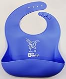 Best BIB for Baby - Soft Bib (Blue-Bunny) by Best Bib Baby