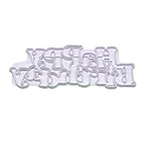 Domybest ハッピーバースデー HAPPYBIRTHDAYケーキ カッティングフォンダン ケーキデコレーションツール