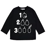 アスナロ（トップス 長袖tシャツ） ERIC CARLE（エリックカール）はらぺこあおむし 長袖Tシャツ ベビー 男の子95 ブラック