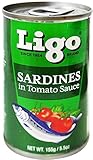 Ligo SARDINES in TOMATO SAUCE いわしのトマト煮 155g (5個)