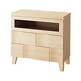 ウェーブ HTV テレビ台 ローボード テレビボード 木製 カバ 幅70cm -