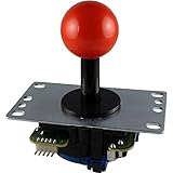 三和電子 基板タイプ静音ジョイスティックレバー 朱色 JLF-TPRG-8AYT-SK-VER