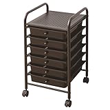 山善(YAMAZEN) 多段チェスト 6段 A4収納 ブラウン KMT-6(BR/BR)