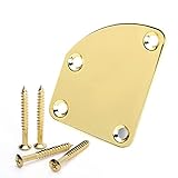 F Fityle ギター ネックプレート ジョイントプレート エレキギター用 ネジ付き