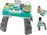 Fisher-Price Laugh & Learnベビー&幼児用おもちゃミックス&ラーニングDJテーブル スマートステージ学習&アクティビティ付き 対象年齢6か月以上