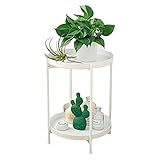 サイドテーブル 収納ラック 収納棚 トレイ付き ナイトテーブル ベッドサイドテーブル おしゃれ 簡単組立 size 40x40x51.5cm (ホワイト)