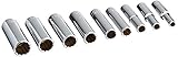 Blackhawk By Proto 110-AM 12-Point Drive Metric Deep Socket Set, 1/4-Inch, 9-Piece [並行輸入品]