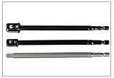 3ピース/セット5.7 "ソケットアダプタ電源ドリルにナットドライバ1/4" 3/8 "1/2"ドライブ1/4 "シャンク延長セットパワーツールアクセサリー
