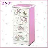 My Melody マイメロ スィーツ ミニチェスト 4段 (ピンク)