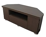 家具工場直販 家具ファクトリー コーナーテレビ台 TV台 幅110cm 日本製 (ブラウン[高級素材・木目])