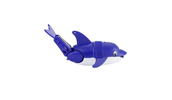 Amazon お風呂おもちゃ 水遊び 玩具 泳ぐ魚 電動 ロボフィッシュ 水槽 お風呂 子ども ブルー イルカ お風呂用おもちゃ おもちゃ