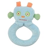Angel Dear Monster Ring Rattle (Blue Robot) by Angel Dear [並行輸入品]