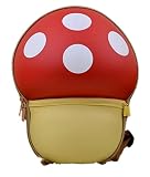 子供用 大人用 キノコ リュックサック レッド オレンジ グリーン イエロー 4色 キッズ 出産祝い プレゼント ギフト (レッド)