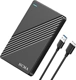 【Amazon.co.jp 限定】HCMA 外付けハードディスク 外付けHDD テレビ録画 超高速データ転送 超薄型 2.5インチ USB3.0に対応 /PC/TV/Mac/PS4/PS5/XBox 携帯便利 ポータブルハードディスク (4)外付けHDD(640GB))