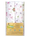 Jenny McCarthy Too Good Baby 'Floral Flutter' Muslin Swaddling Blankets, 2-Pack by Too Good By Jenny