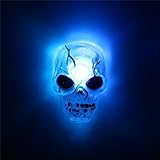 color changing led skull night light sucker halloween party